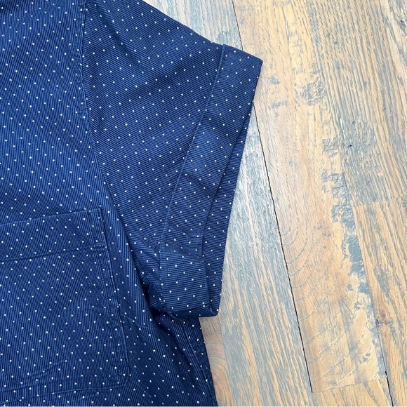 J. Crew Factory Navy Corduroy Shirtdress - Picture 10 of 10